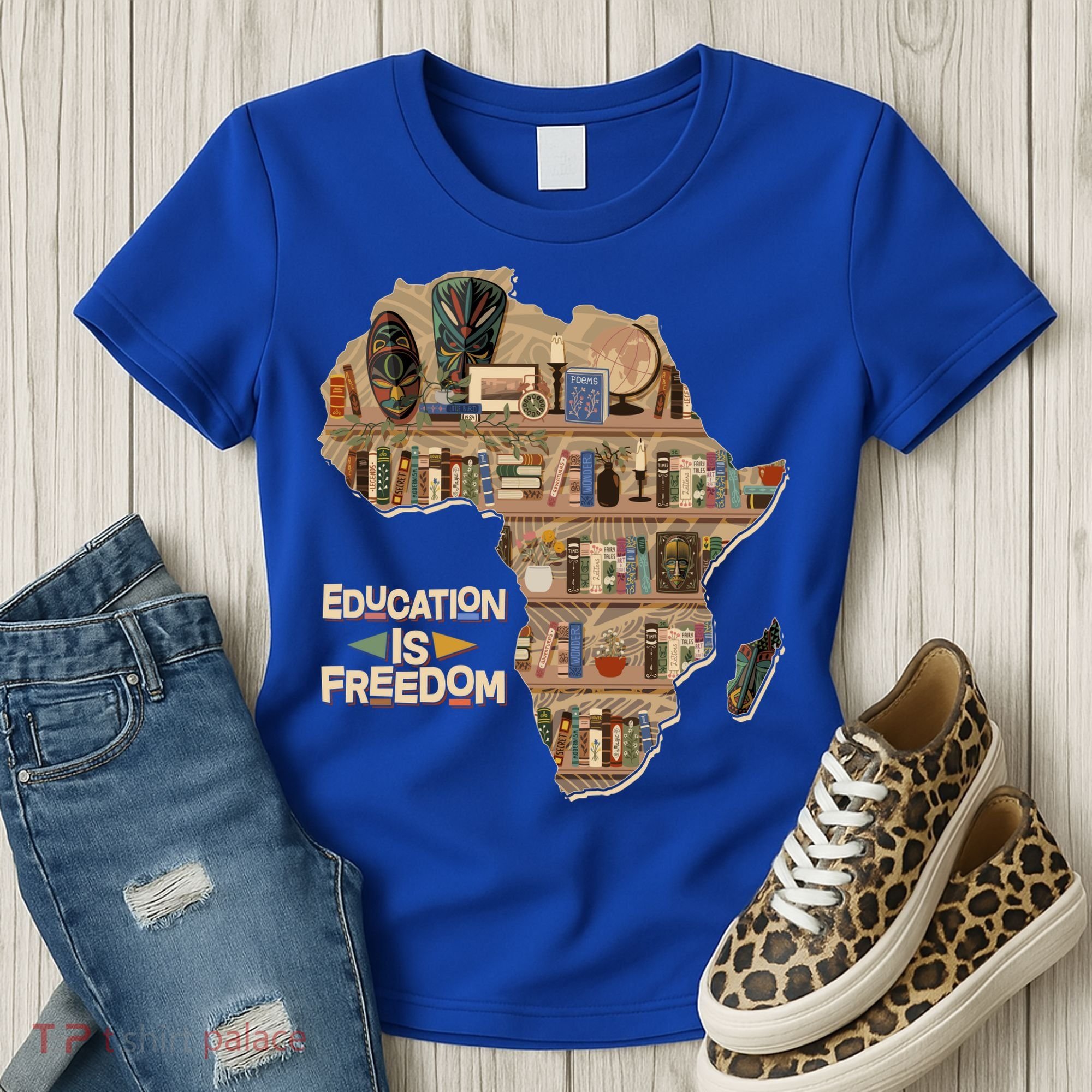 African American Black History Education Is Freedom Women's T-Shirt