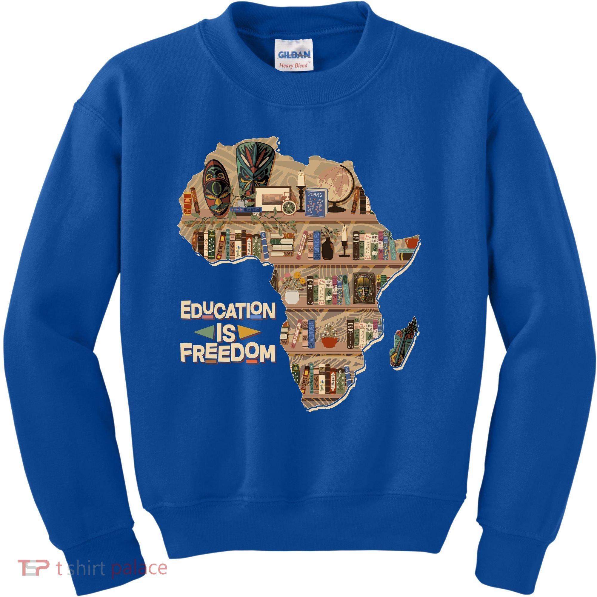African American Black History Education Is Freedom Kids Sweatshirt