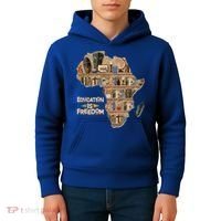 African American Black History Education Is Freedom Kids Hoodie thumb 4