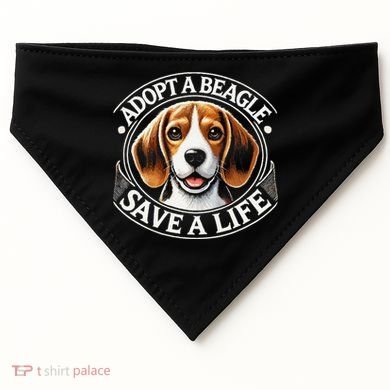Adopt A Beagle Save A Life Advocating Adoption USA-Made Doggie Bandana