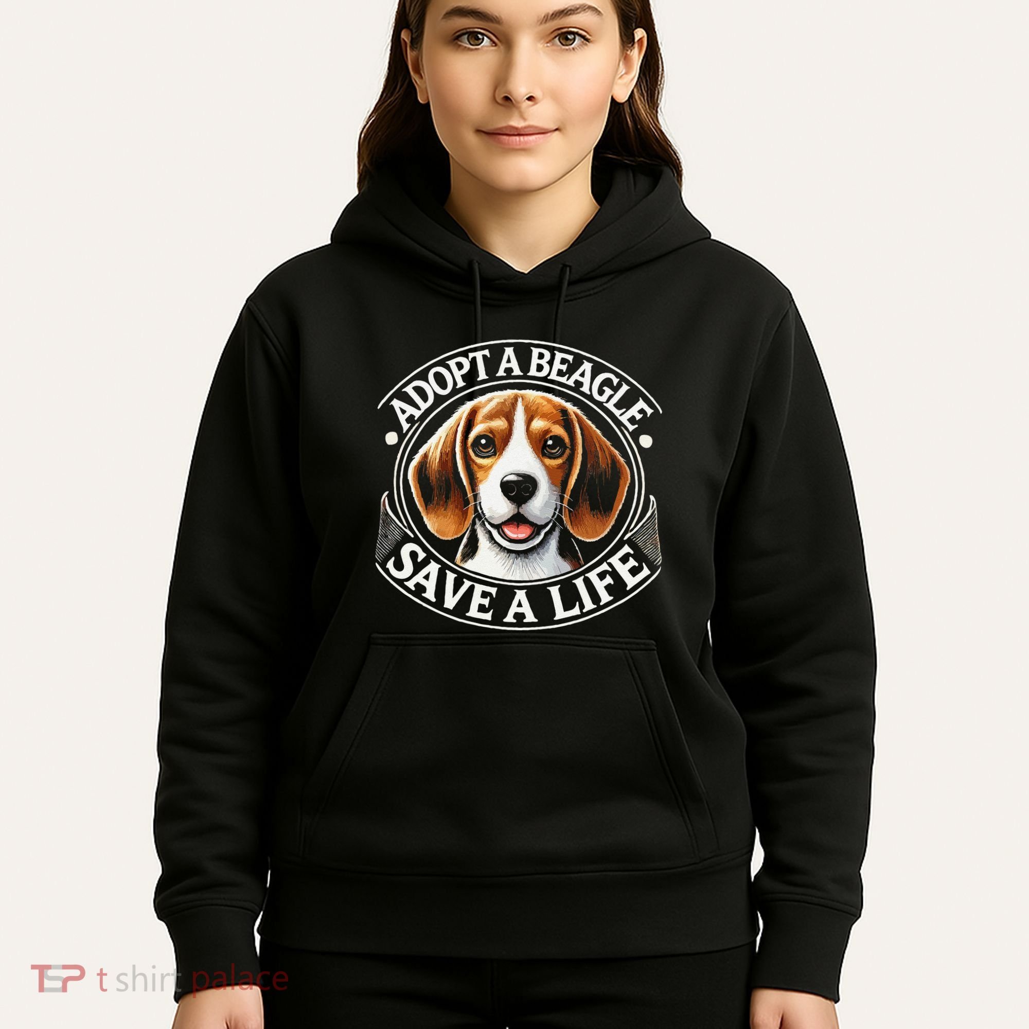 Adopt A Beagle Save A Life Advocating Adoption Hoodie