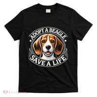 Adopt A Beagle Save A Life Advocating Adoption T-Shirt thumb 0