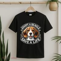 Adopt A Beagle Save A Life Advocating Adoption T-Shirt thumb 2