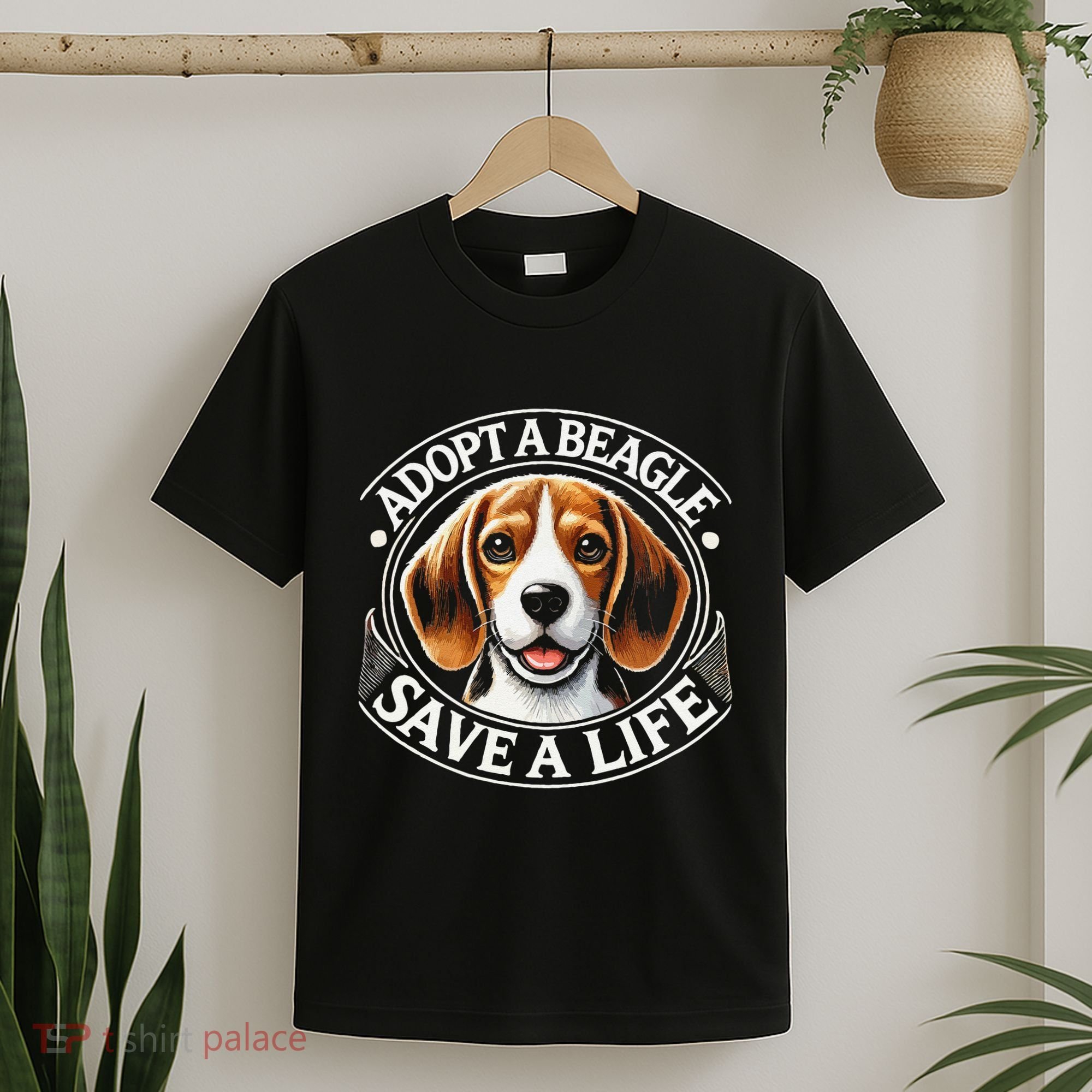 Adopt A Beagle Save A Life Advocating Adoption T-Shirt