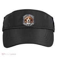 Adopt A Beagle Save A Life Advocating Adoption Adult Drive Performance Visor thumb 0