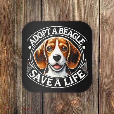 Adopt A Beagle Save A Life Advocating Adoption Coaster