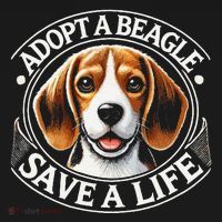 Adopt A Beagle Save A Life Advocating Adoption Coaster thumb 2
