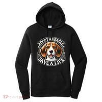 Adopt A Beagle Save A Life Advocating Adoption Women's Hoodie thumb 0