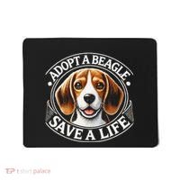 Adopt A Beagle Save A Life Advocating Adoption Mousepad thumb 0
