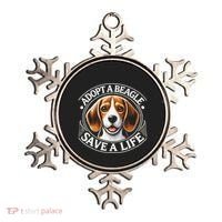 Adopt A Beagle Save A Life Advocating Adoption Ornament thumb 0
