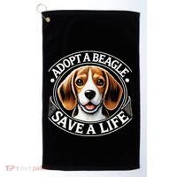 Adopt A Beagle Save A Life Advocating Adoption Golf Towel thumb 0