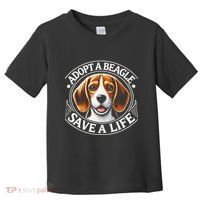 Adopt A Beagle Save A Life Advocating Adoption Toddler T-Shirt thumb 0