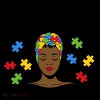 Autism Awareness Black Afro Mom Life Autistic Mother Gift Coffee Mug thumb 5