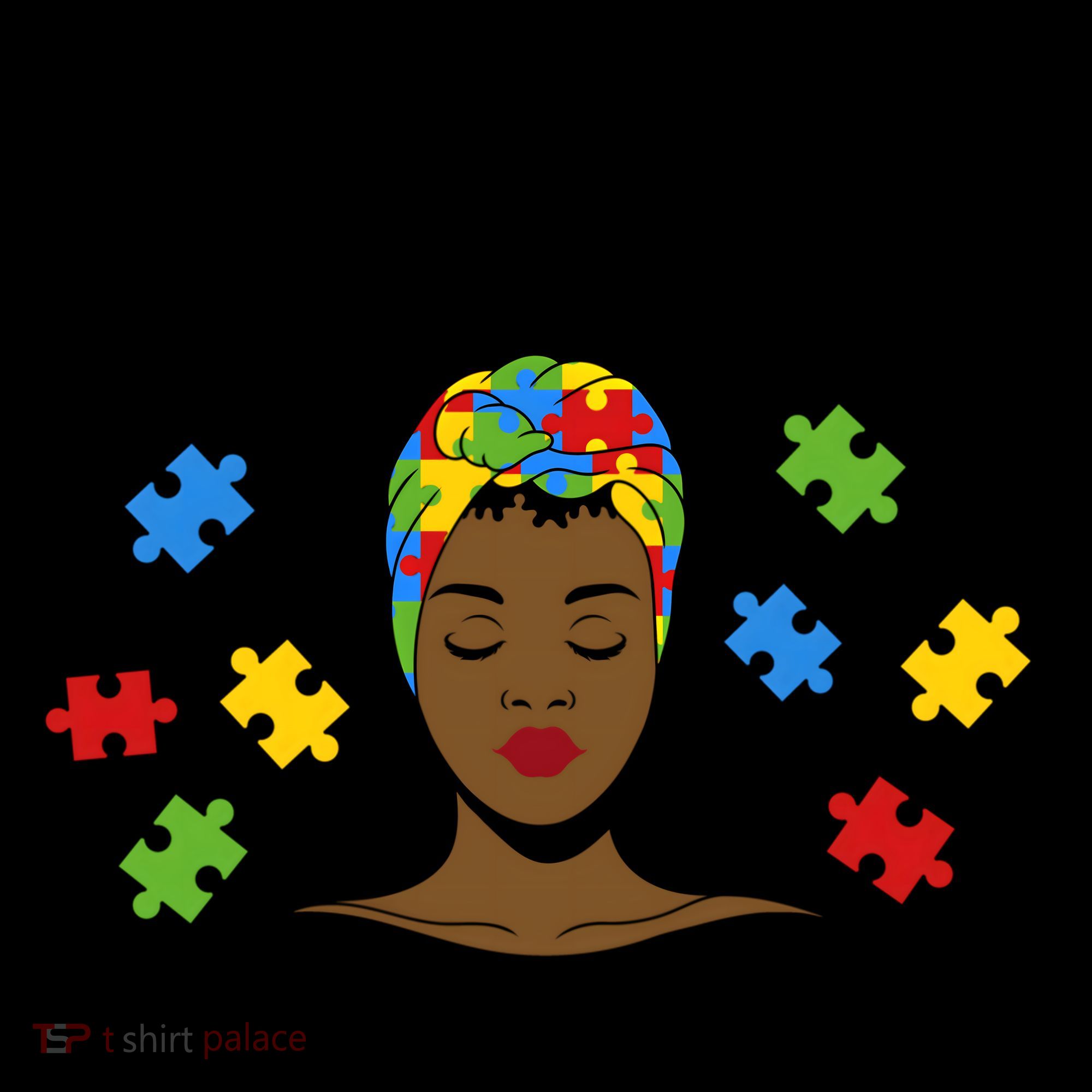 Autism Awareness Black Afro Mom Life Autistic Mother Gift Coffee Mug