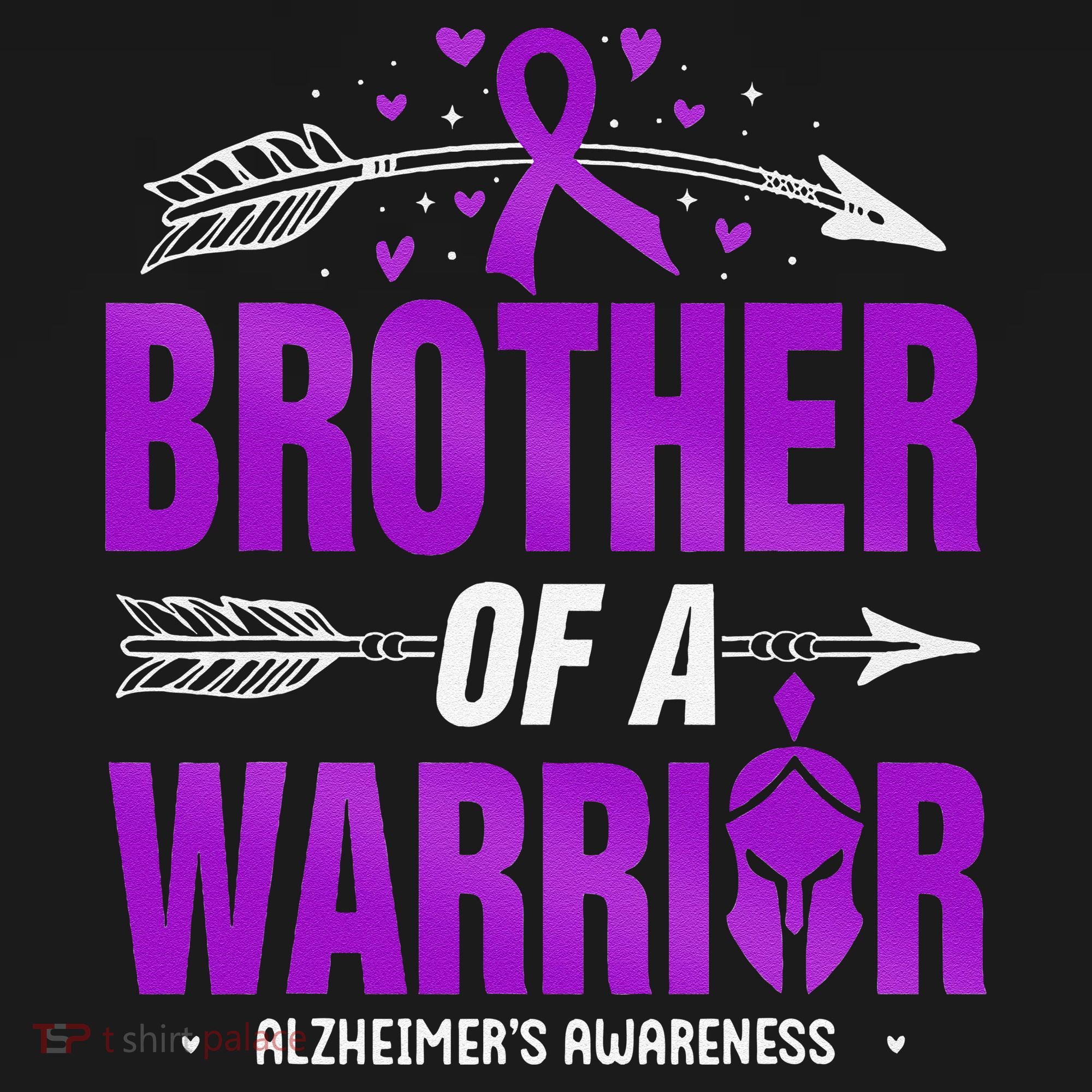 AlzheimerS Awareness Brother Of A Warrior Purple Ribbon Women's Tank Top
