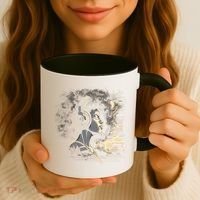 African American Black Headphones Music Graphic Cute Gift Coffee Mug thumb 3