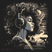 African American Black Headphones Music Graphic Cute Gift Beanie thumb 2