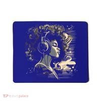 African American Black Headphones Music Graphic Cute Gift Mousepad thumb 0