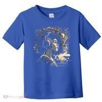 African American Black Headphones Music Graphic Cute Gift Toddler T-Shirt thumb 0