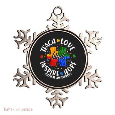 Autism Awareness Be Kind Teach Love Inspire Hope Ornament