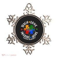 Autism Awareness Be Kind Teach Love Inspire Hope Ornament thumb 0