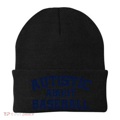 Autistic About Baseball Beanie