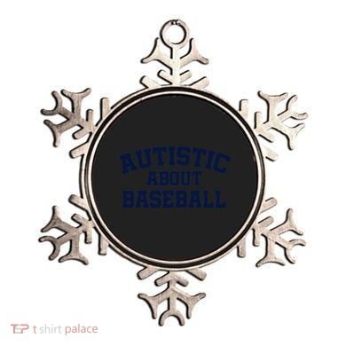 Autistic About Baseball Ornament