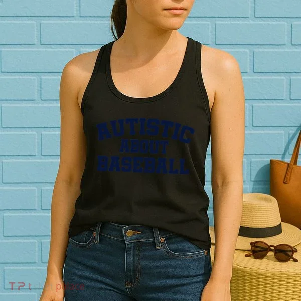 Autistic About Baseball Women's Tank Top