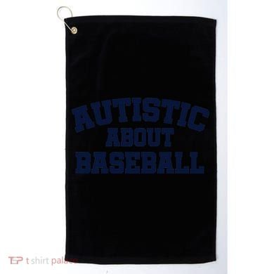 Autistic About Baseball Golf Towel