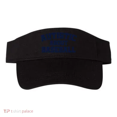 Autistic About Baseball Visor