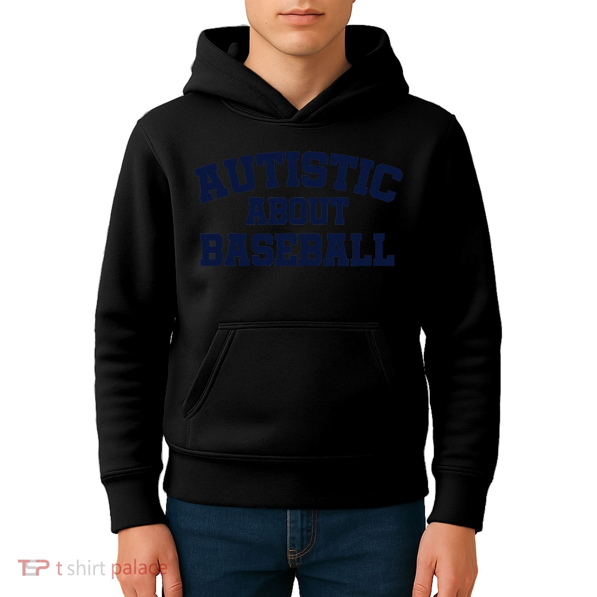 Autistic About Baseball Kids Hoodie
