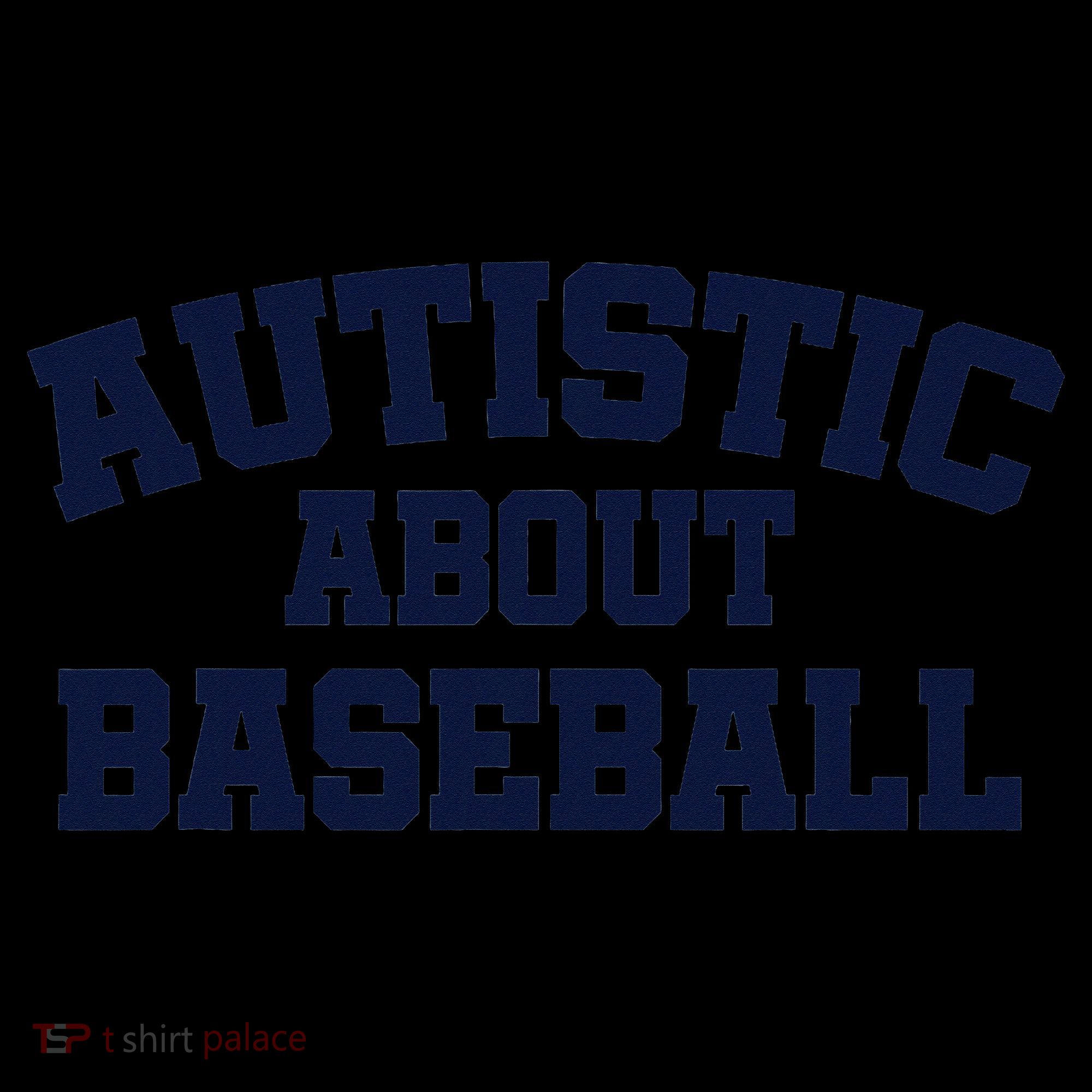 Autistic About Baseball Kids Long Sleeve Shirt