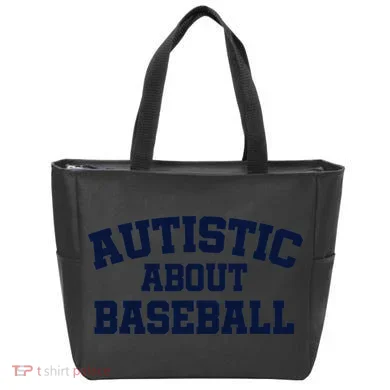 Autistic About Baseball Tote Bag