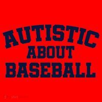 Autistic About Baseball Santa Hat thumb 1