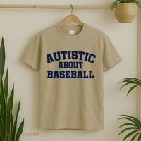 Autistic About Baseball T-Shirt thumb 2