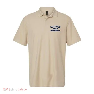 Autistic About Baseball Polo