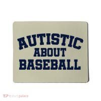 Autistic About Baseball Mousepad thumb 0