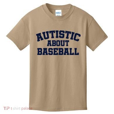 Autistic About Baseball Kids T-Shirt