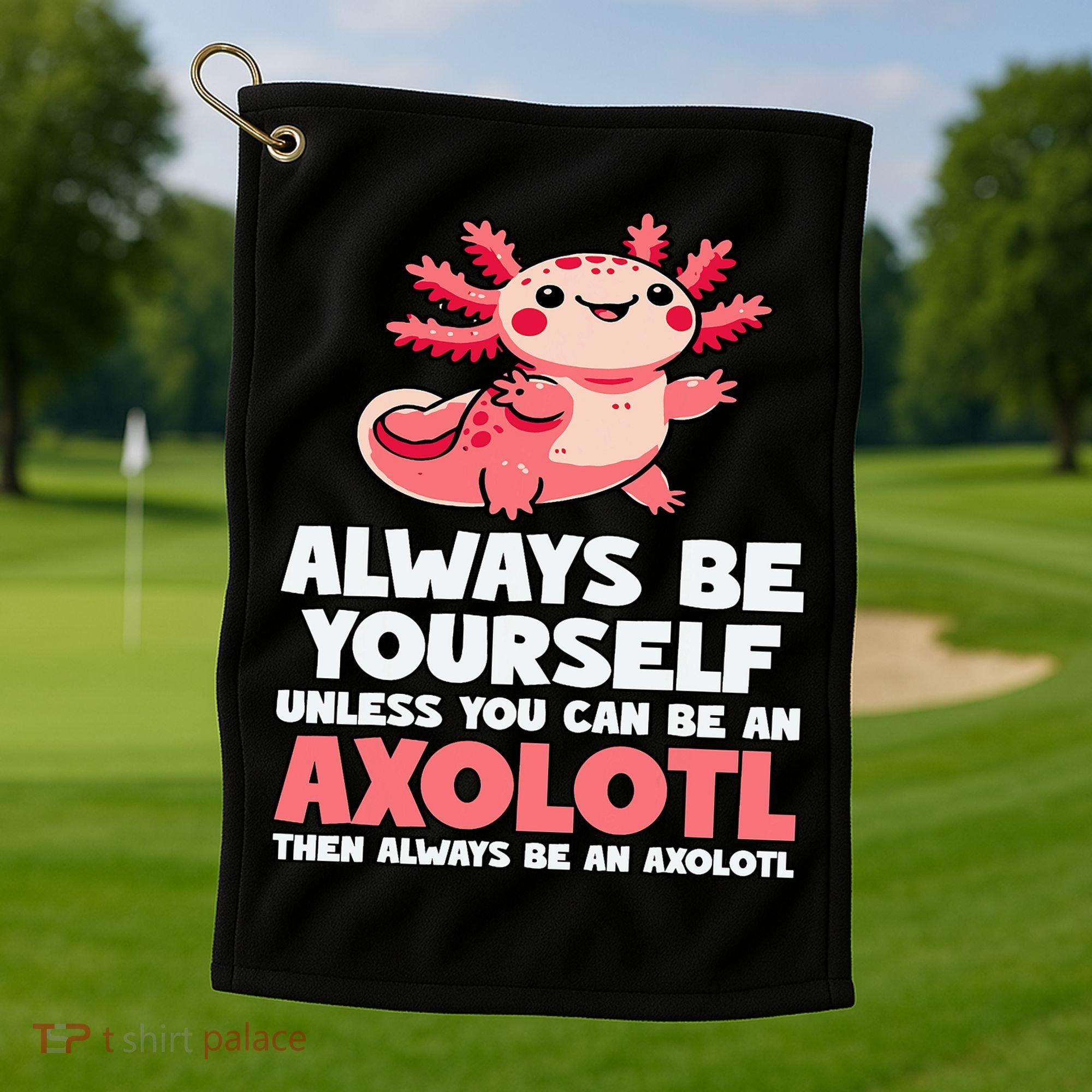 Axolotl Always Be Yourself Unless You Can Be An Axolotl  Golf Towel