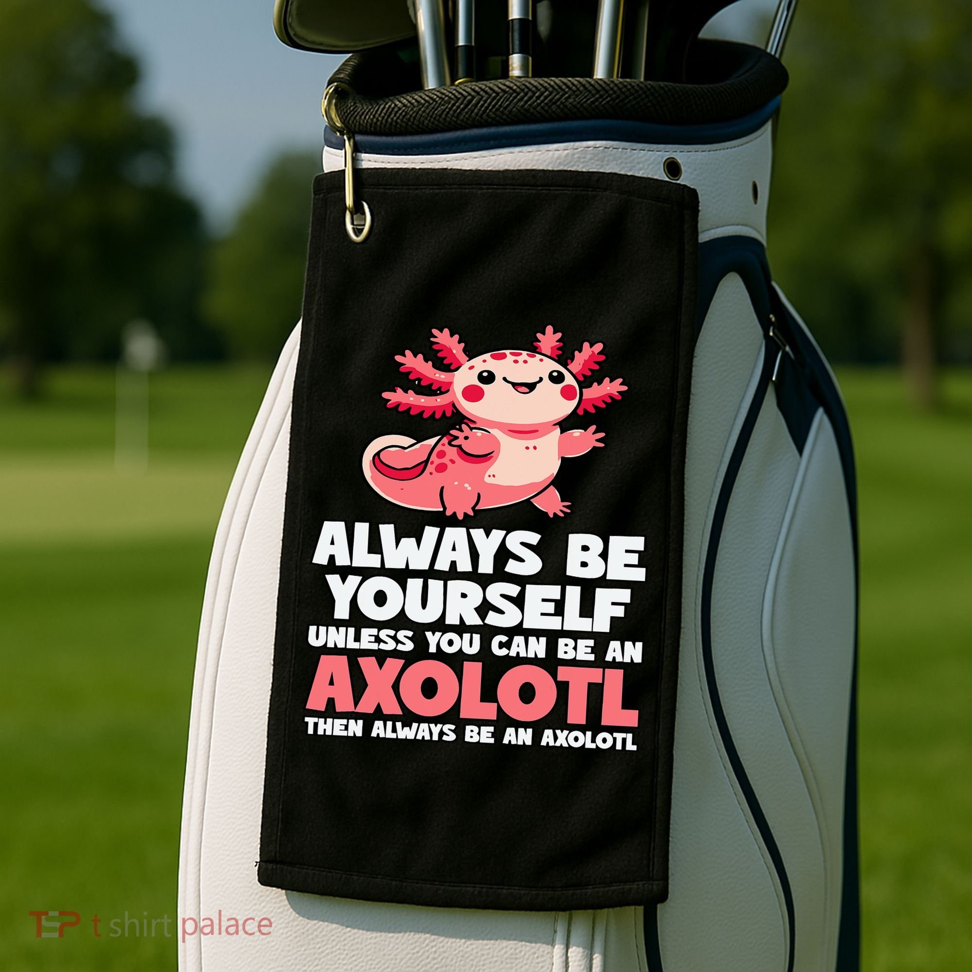 Axolotl Always Be Yourself Unless You Can Be An Axolotl  Golf Towel