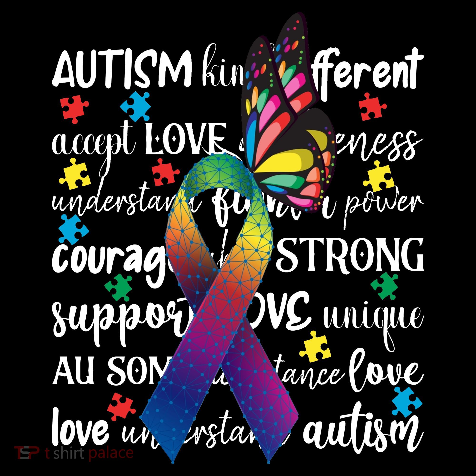 Autism Acceptance Butterfly Different Is Beautiful Toddler Hoodie