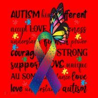 Autism Acceptance Butterfly Different Is Beautiful Santa Hat thumb 1