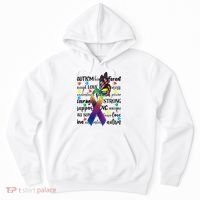 Autism Acceptance Butterfly Different Is Beautiful Hoodie thumb 0