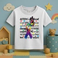Autism Acceptance Butterfly Different Is Beautiful Toddler T-Shirt thumb 3
