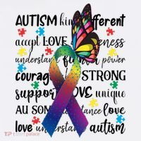 Autism Acceptance Butterfly Different Is Beautiful Women's Long Sleeve Shirt thumb 2