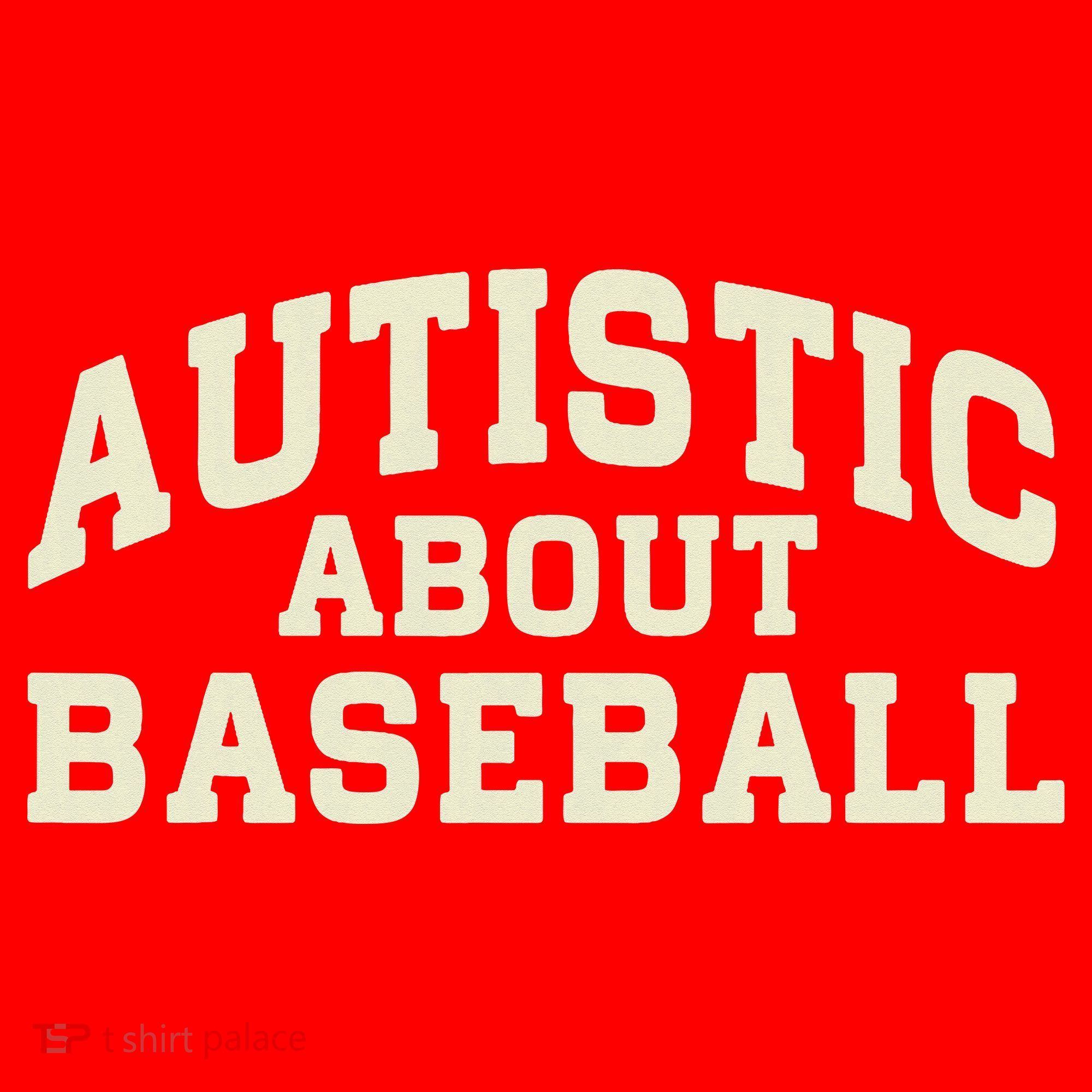 Autistic About Baseball Funny Baseball Lover Saying Quote Santa Hat