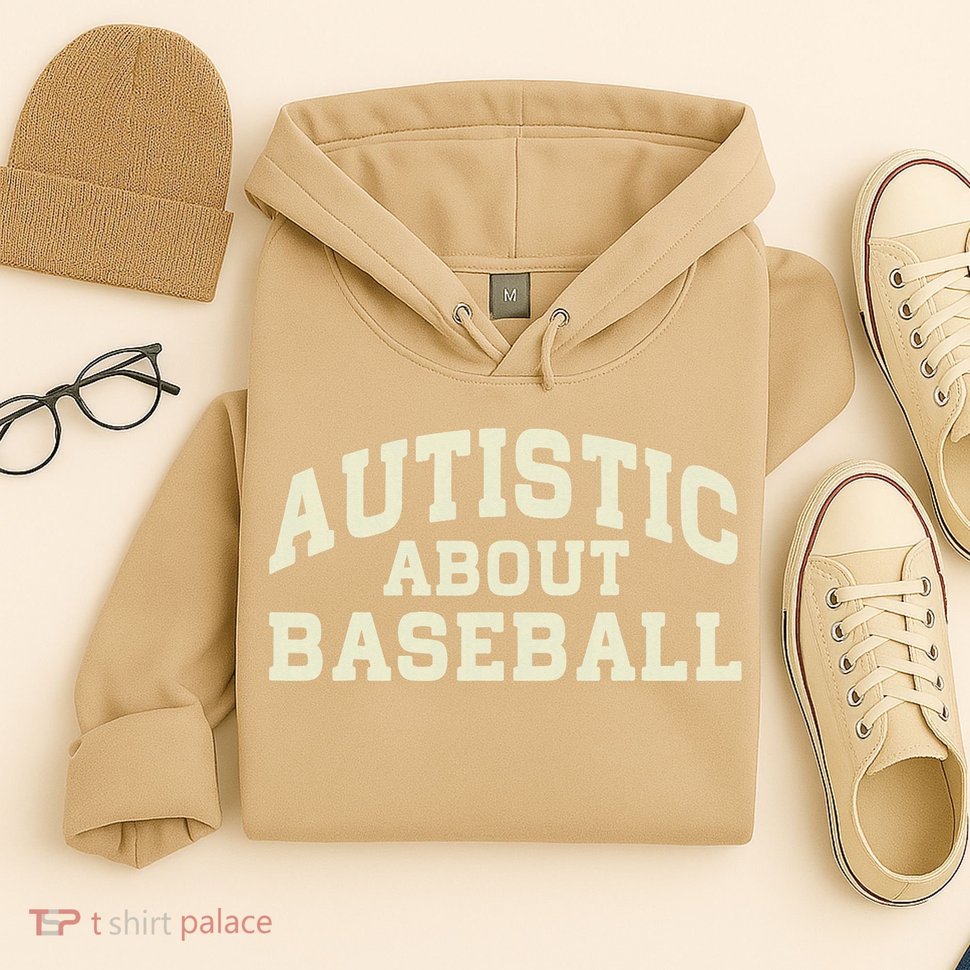 Autistic About Baseball Funny Baseball Lover Saying Quote Hoodie