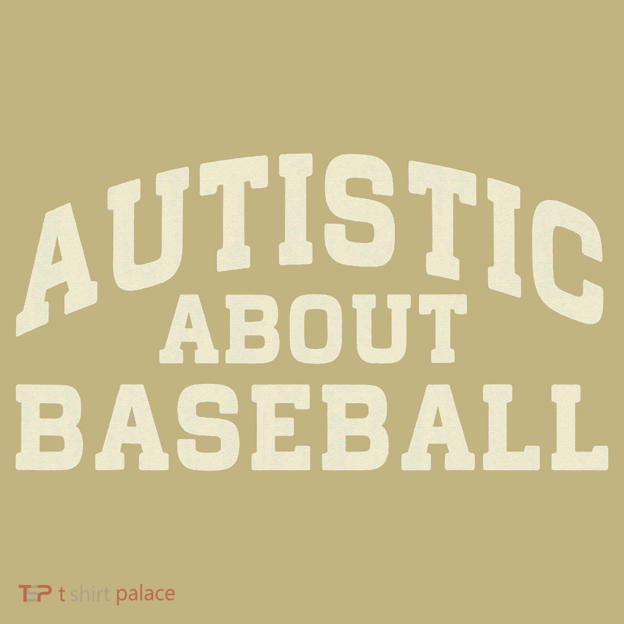 Autistic About Baseball Funny Baseball Lover Saying Quote Mousepad