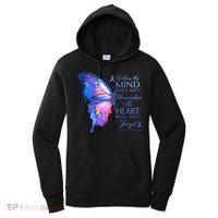 Alzheimers Awareness Butterfly The Heart Remembers Gift Women's Hoodie thumb 0