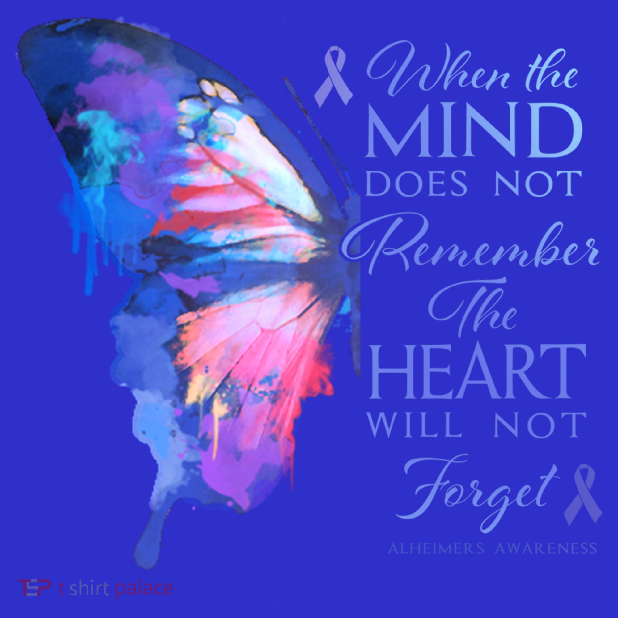 Alzheimers Awareness Butterfly The Heart Remembers Gift Hoodie